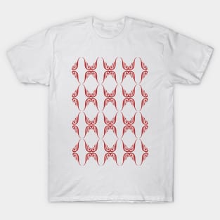 Geometric red decoration T-Shirt